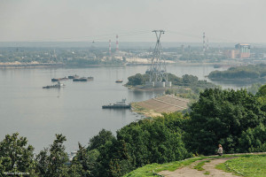 Переправа на Бор. Канатная дорога.
