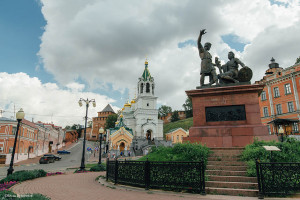 Памятник Минину и Пожарскому. Нижний Новгород.
